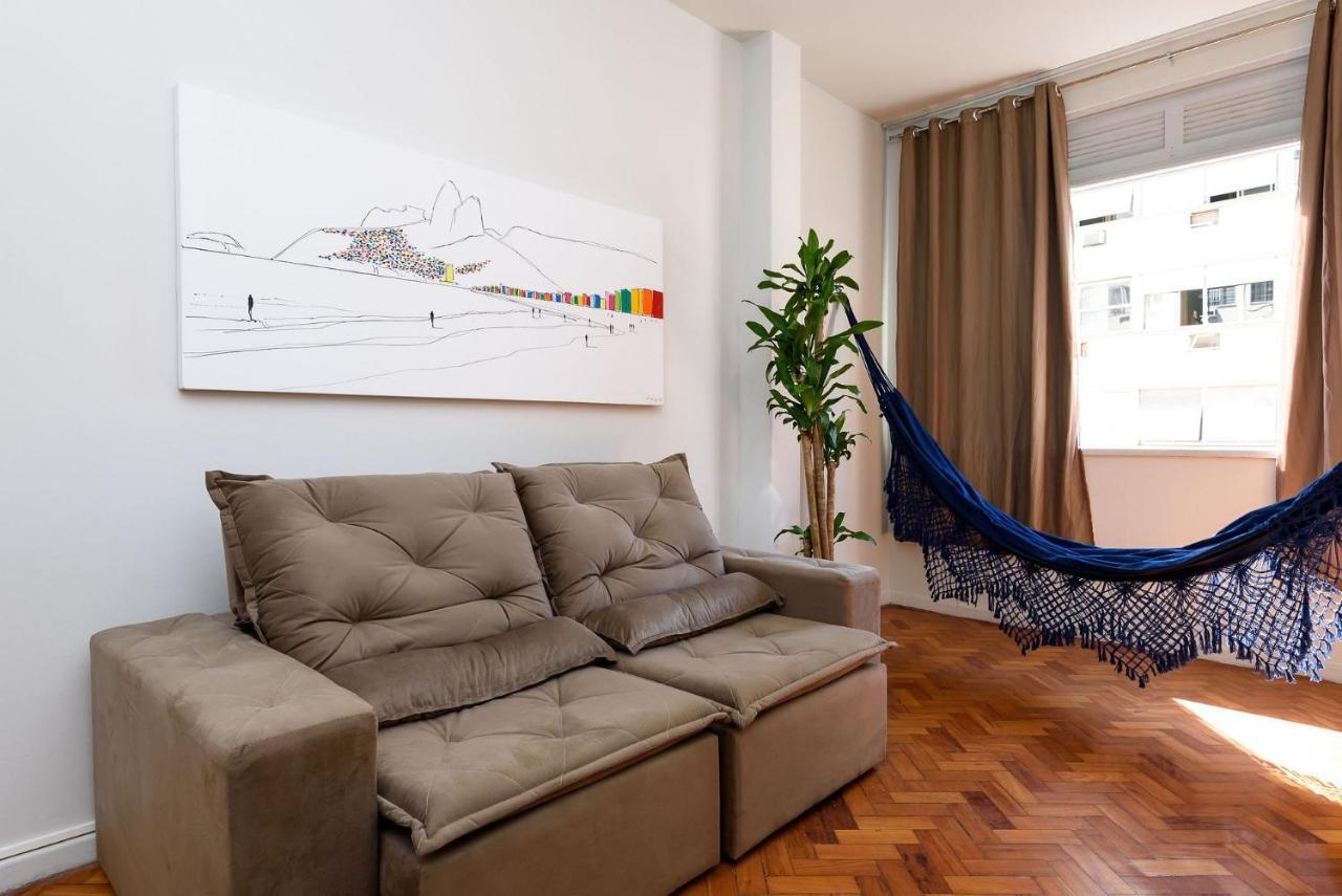 2 Quartos Em Copacabana C/ Vista-Mar | Pj 135/808 ريو دي جانيرو المظهر الخارجي الصورة