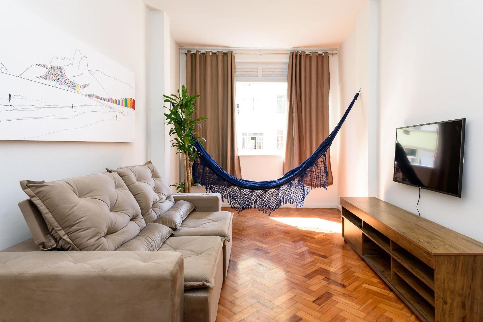 2 Quartos Em Copacabana C/ Vista-Mar | Pj 135/808 ريو دي جانيرو المظهر الخارجي الصورة
